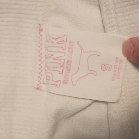 Victoria Secret White Sweatpants sized Small - Picture 2 of 4
